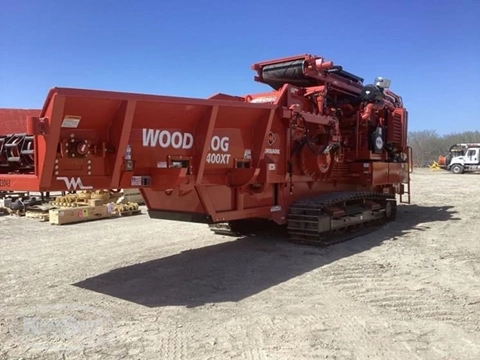 New Morbark Horizontal Grinder in yard